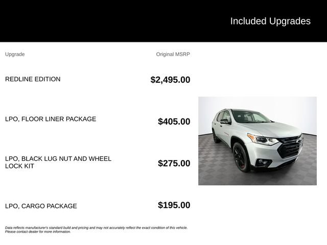 Used 2021 Chevrolet Traverse Premier w/ Redline Edition FWD image 6