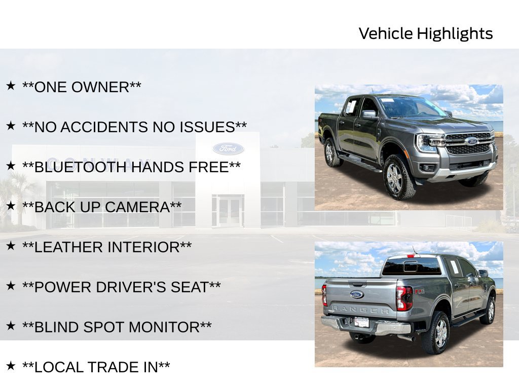 Certified 2025 Ford Ranger XLT w/ Equipment Group 301A High AWD/4WD image 6