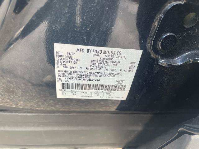 Certified 2022 Ford Explorer Platinum w/ Equipment Group 601A image 19