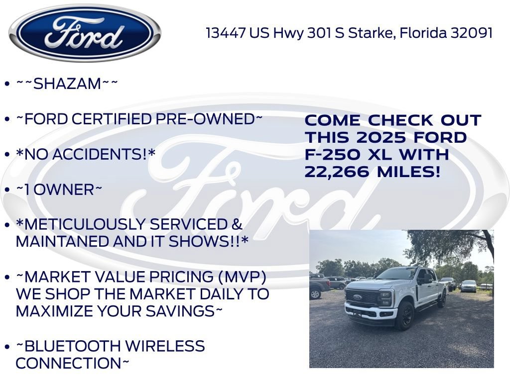 Certified 2025 Ford F250 XL w/ STX Appearance Package AWD/4WD image 6