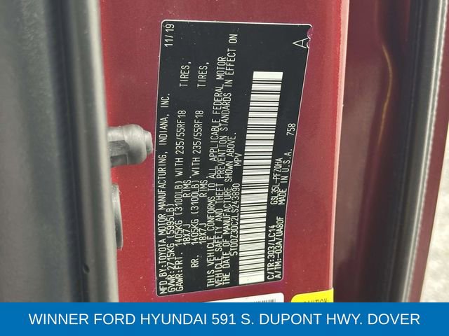 Used 2020 Toyota Sienna XLE image 27