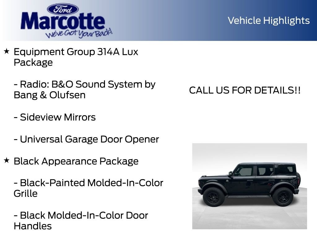 Certified 2025 Ford Bronco Outer Banks w/ Sasquatch Package AWD/4WD image 12