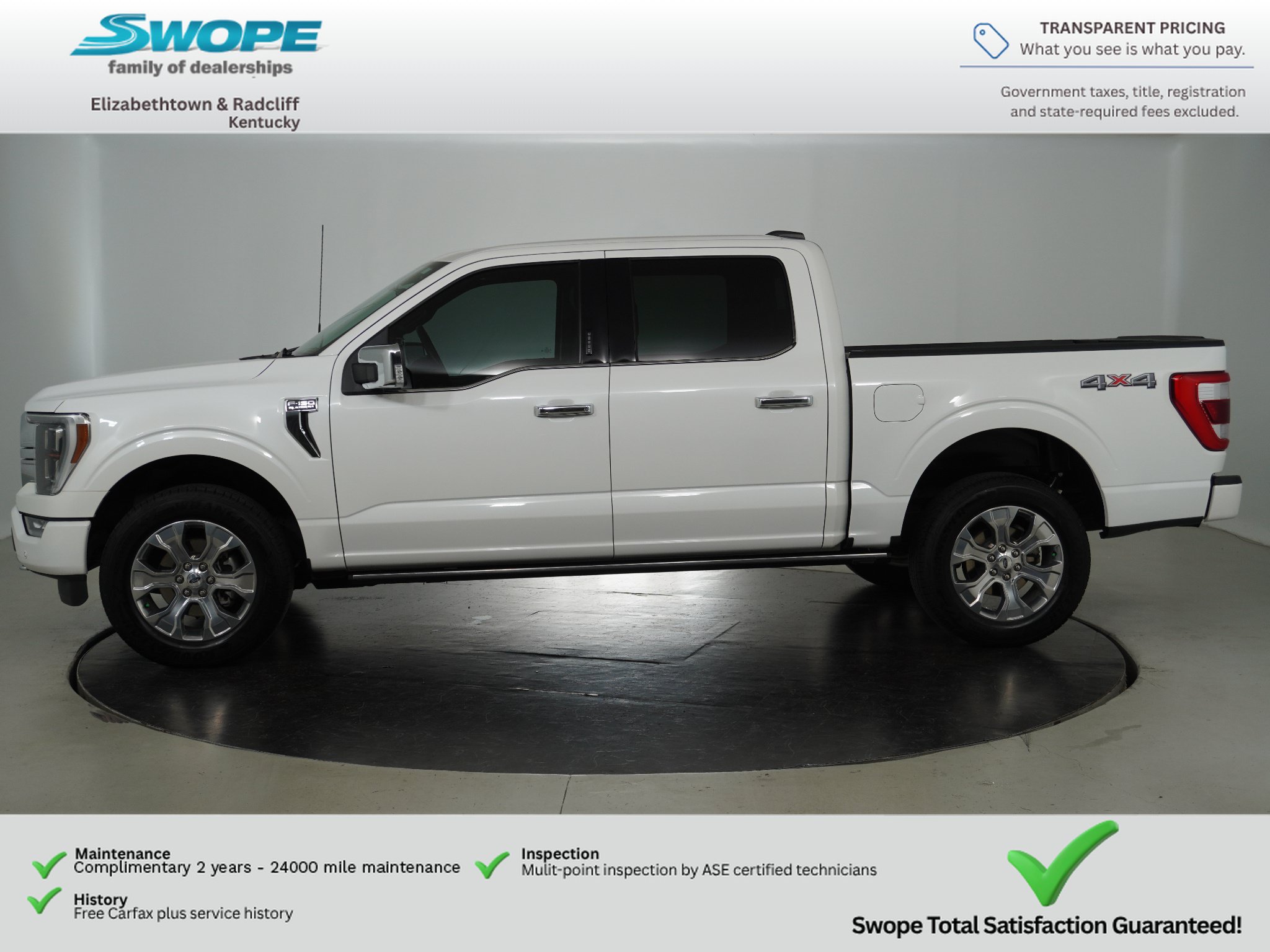 Certified 2022 Ford F150 Platinum w/ Bed Utility Package AWD/4WD image 6