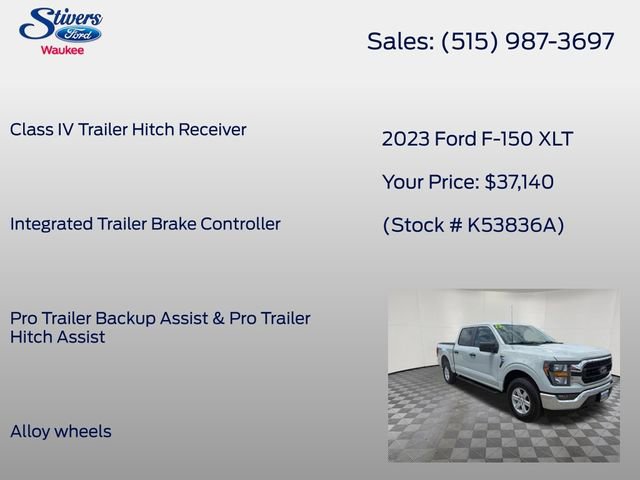 Certified 2023 Ford F150 XLT w/ Trailer Tow Package AWD/4WD image 16
