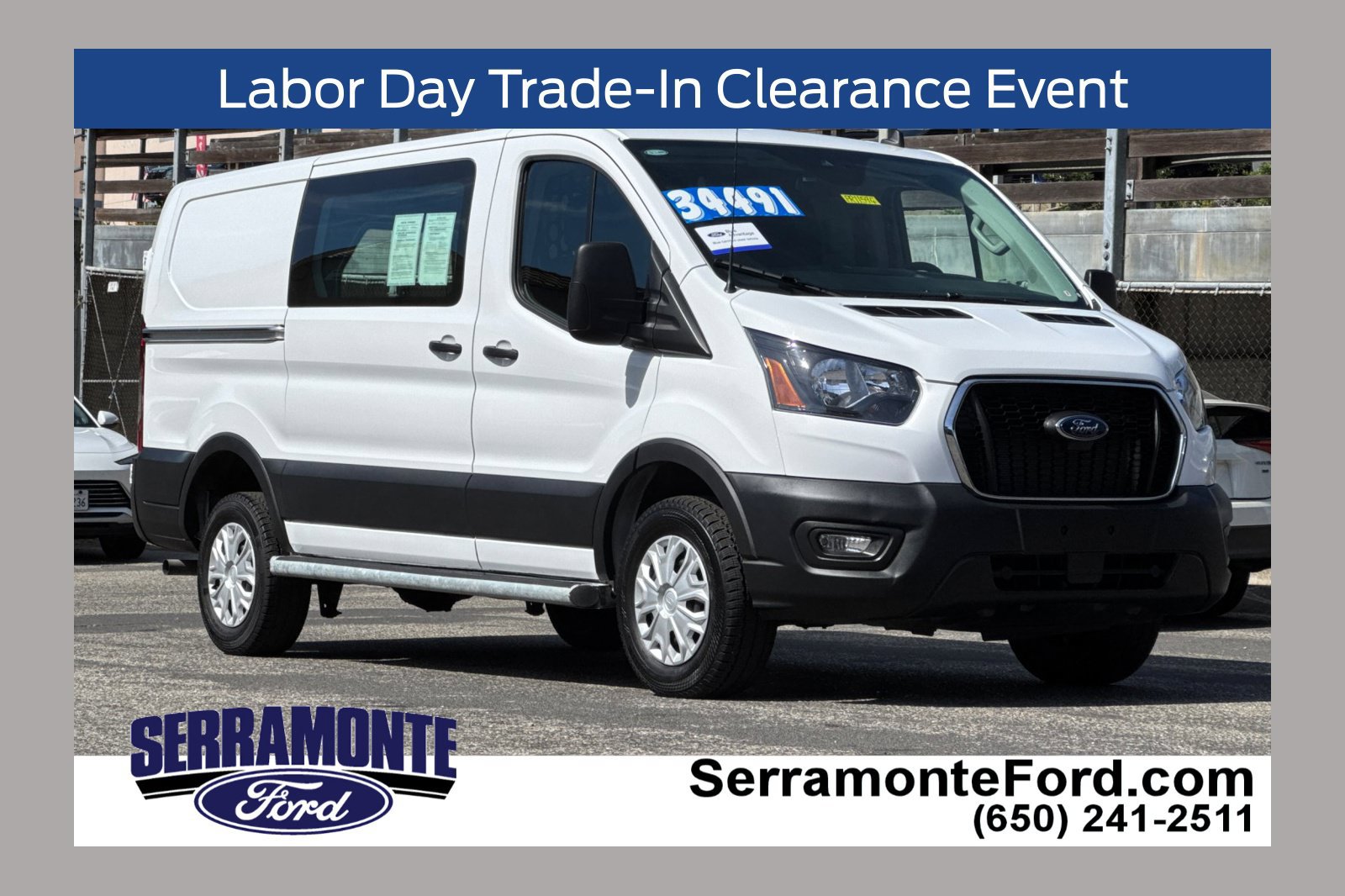 Certified 2025 Ford Transit 250 Low Roof w/ Exterior Upgrade Package RWD image 1