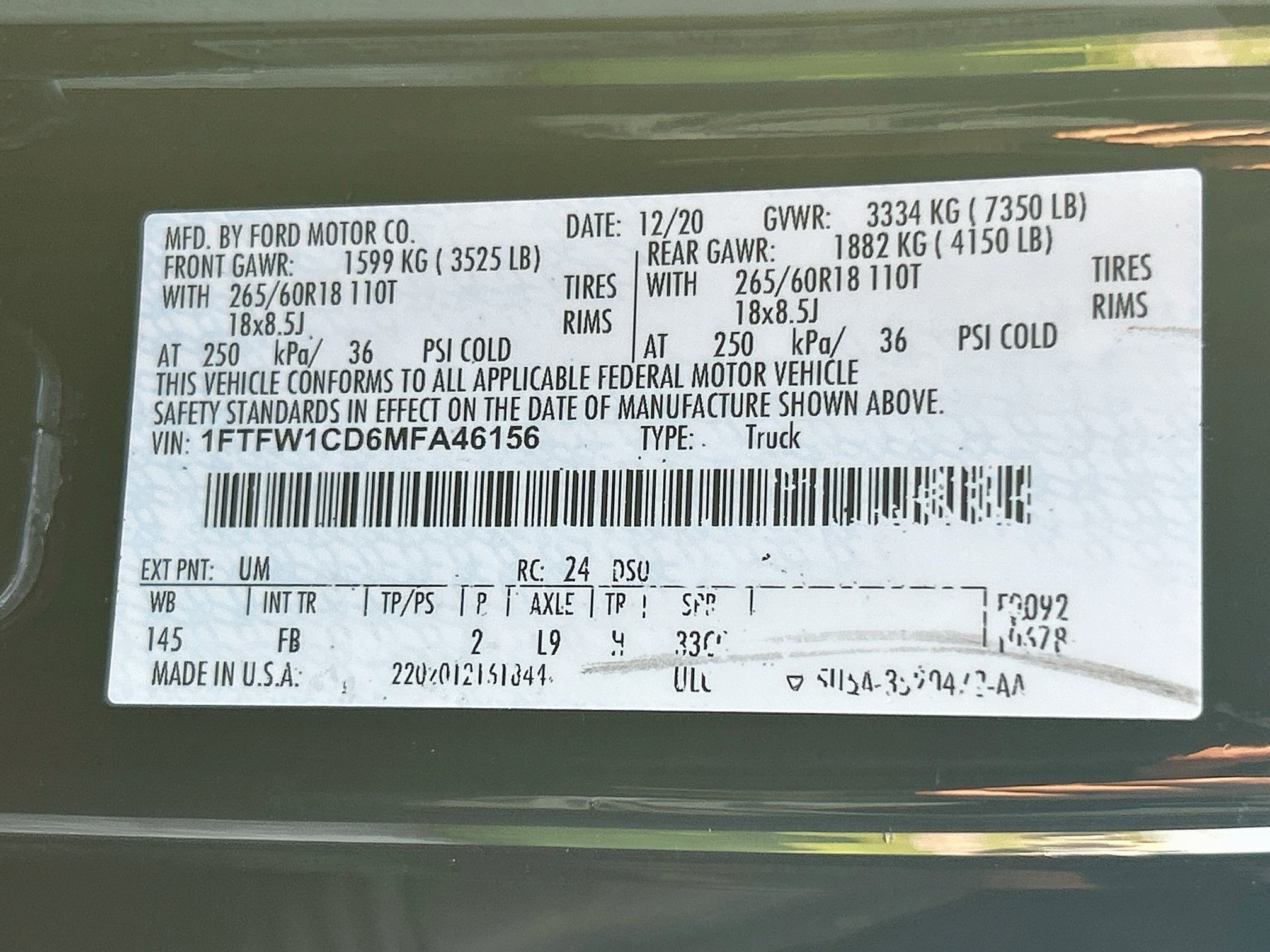Certified 2021 Ford F150 XLT w/ Equipment Group 302A High RWD image 33
