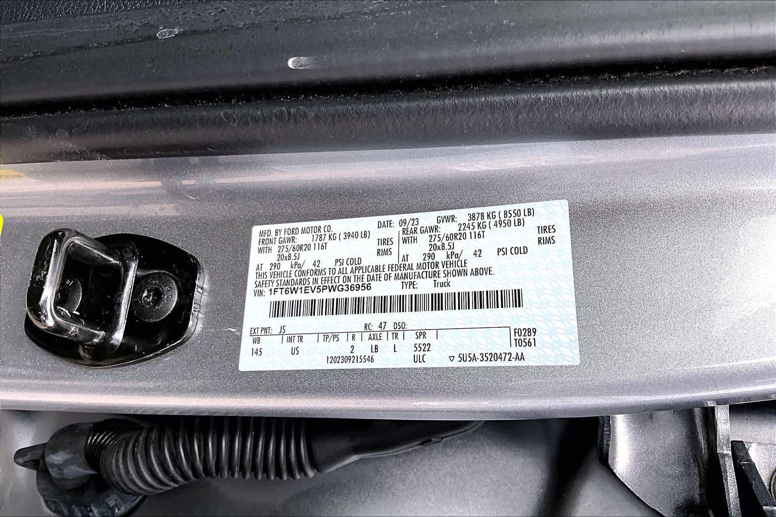 Certified 2023 Ford F150 Lightning XLT w/ Equipment Group 312A High AWD/4WD image 33