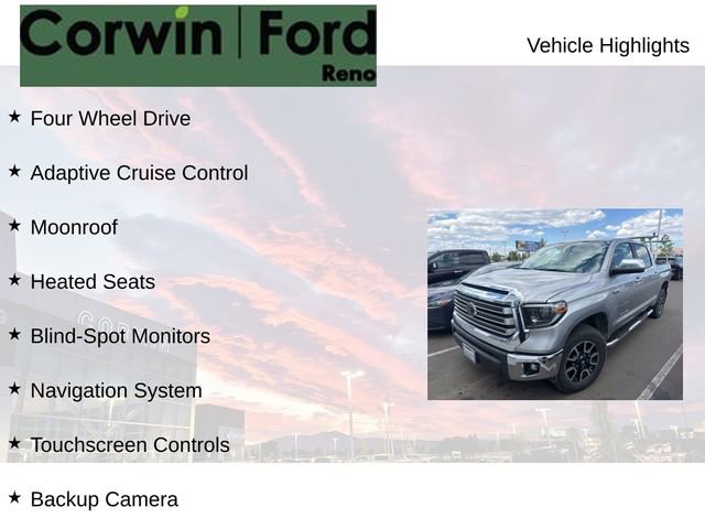 Used 2020 Toyota Tundra Limited w/ Limited Premium Package AWD/4WD image 8