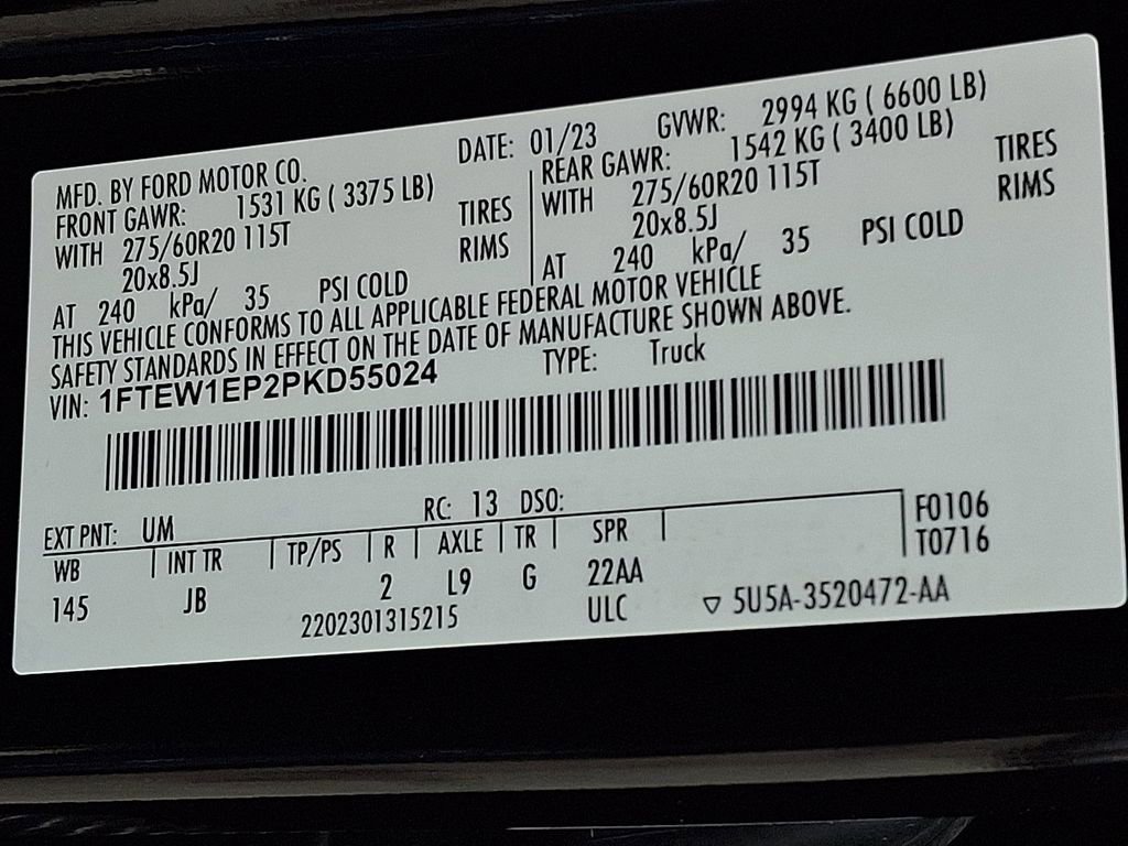 Certified 2023 Ford F150 XL w/ STX Appearance Package image 28