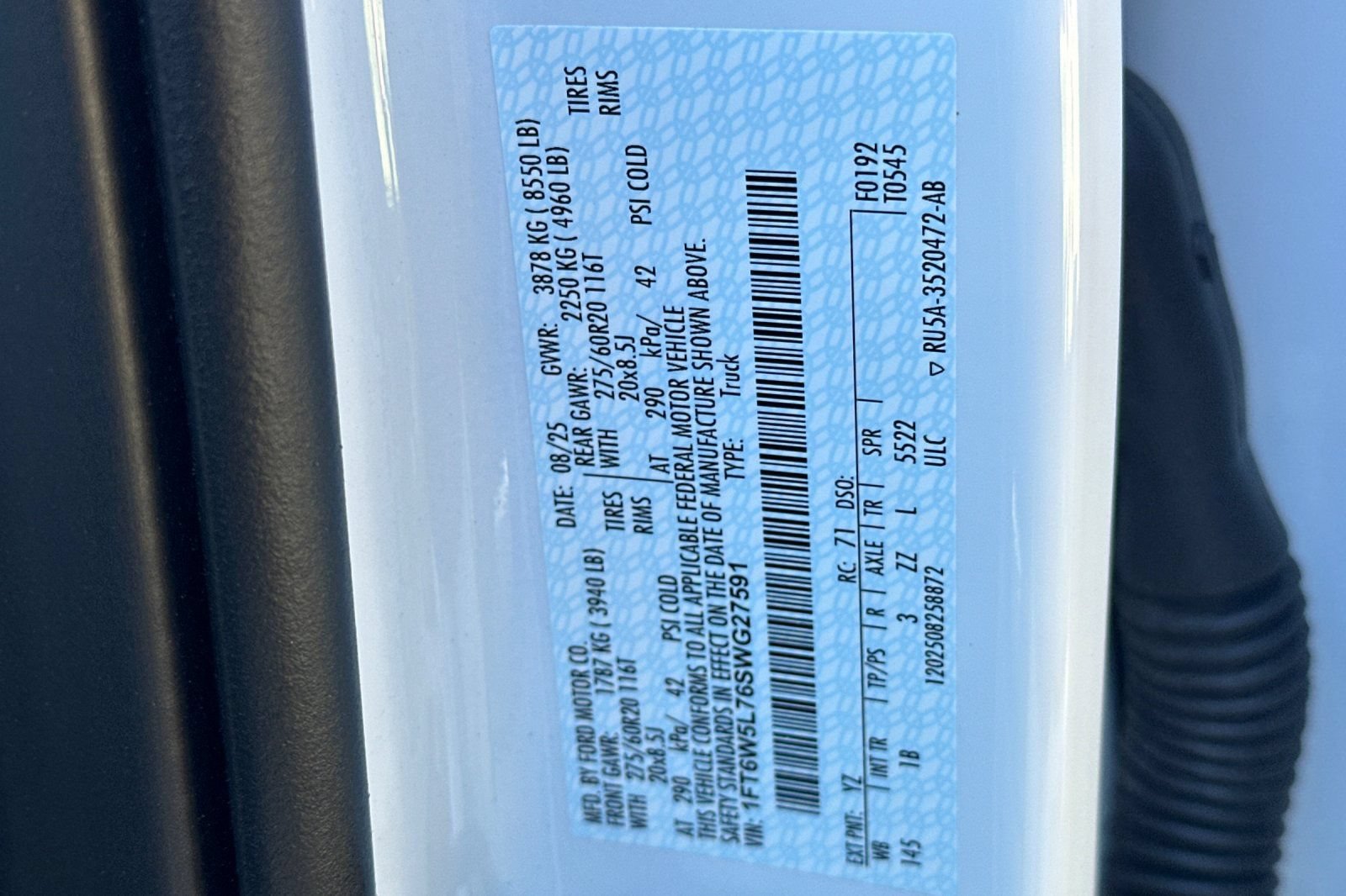 Certified 2025 Ford F150 Lightning Lariat AWD/4WD image 26