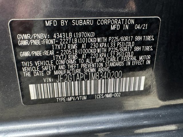 Used 2021 Subaru Crosstrek 2.0i Premium image 31