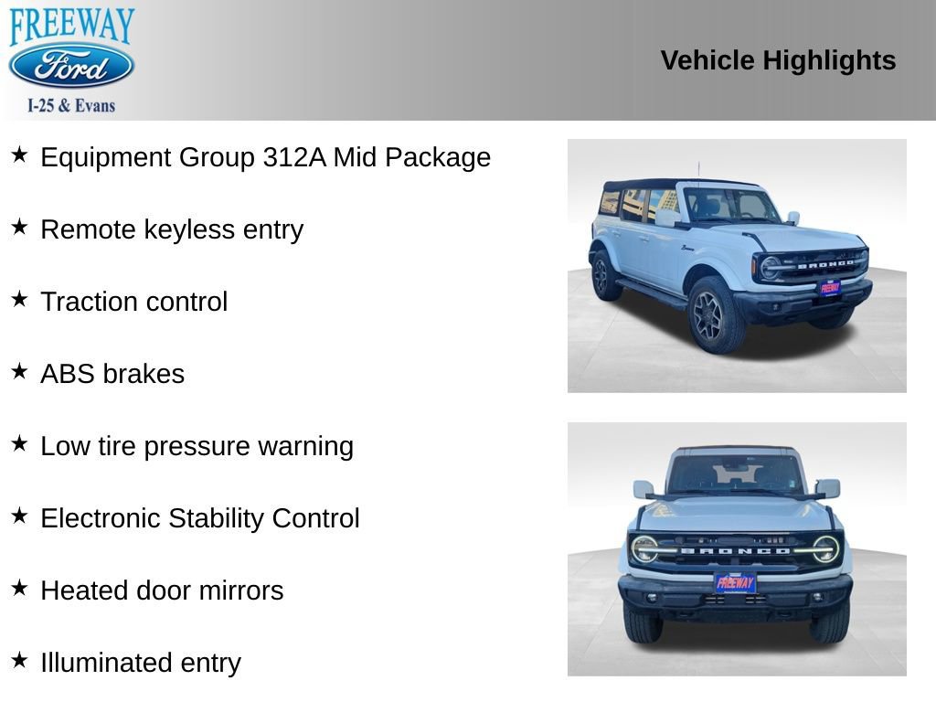 Certified 2023 Ford Bronco Outer Banks image 4