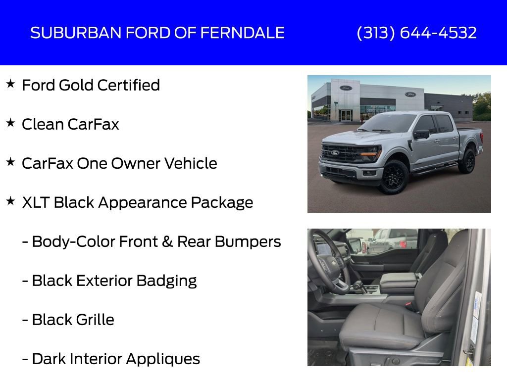 Certified 2025 Ford F150 XLT w/ Equipment Group 302A MID image 4