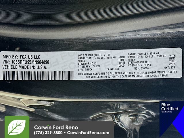 Used 2021 RAM 1500 TRX w/ TRX Level 2 Equipment Group AWD/4WD image 38