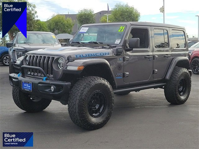 Used 2021 Jeep Wrangler Unlimited Rubicon 4xe w/ Steel Bumper Group