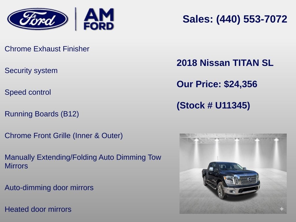 Used 2018 Nissan Titan SL w/ Texas Titan Edition AWD/4WD image 24