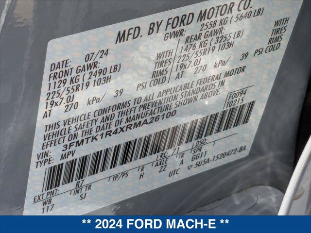 Certified 2024 Ford Mustang Mach-E Select RWD image 22