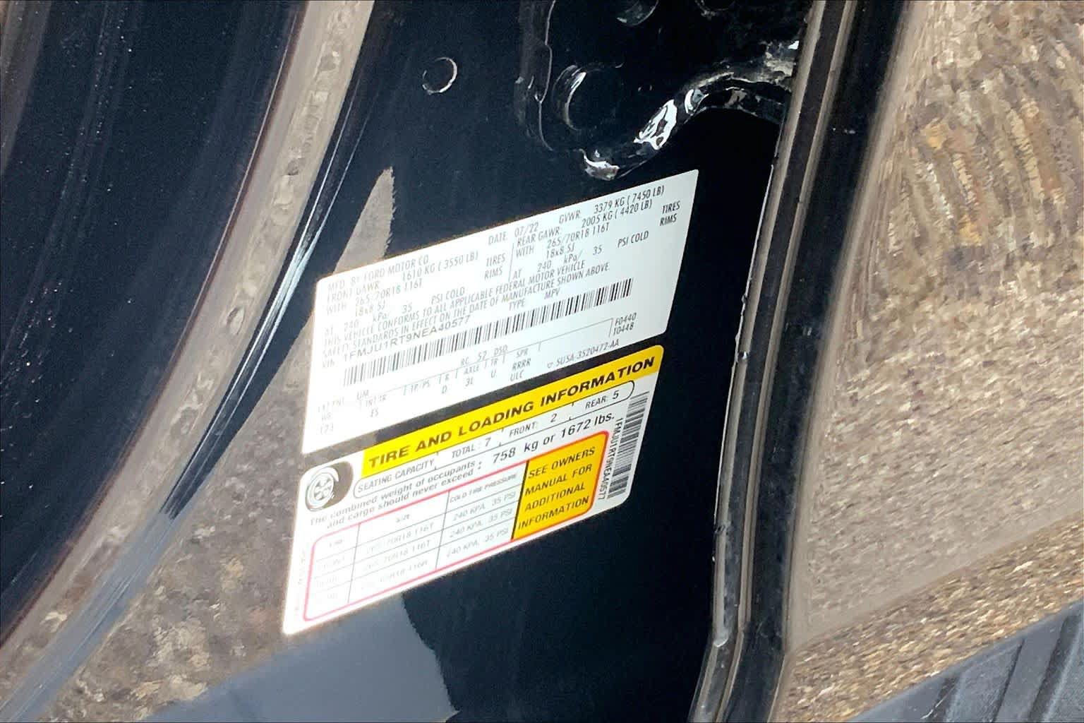Certified 2022 Ford Expedition Timberline AWD/4WD image 37