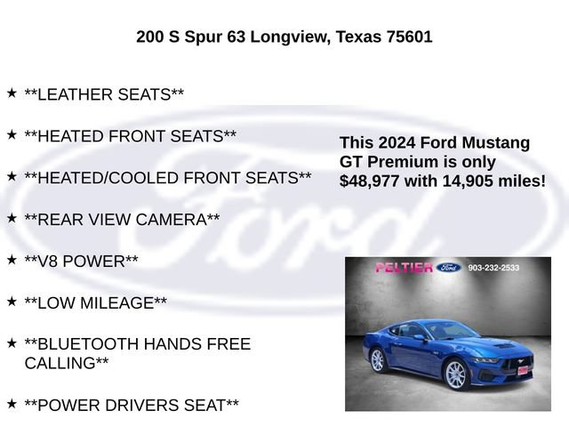 Certified 2024 Ford Mustang GT Premium RWD image 10