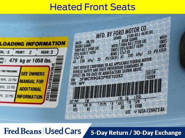 Certified 2023 Ford Bronco Sport Heritage w/ Heritage Convenience Package AWD/4WD image 37