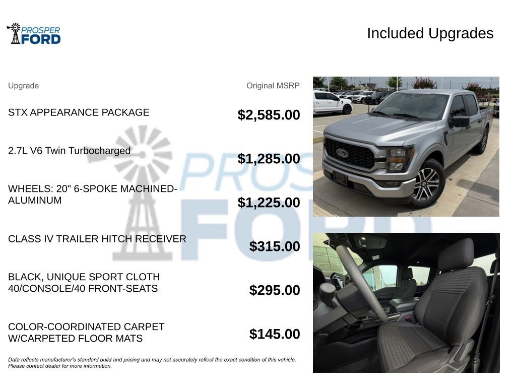 Certified 2023 Ford F150 XL w/ STX Appearance Package RWD image 3