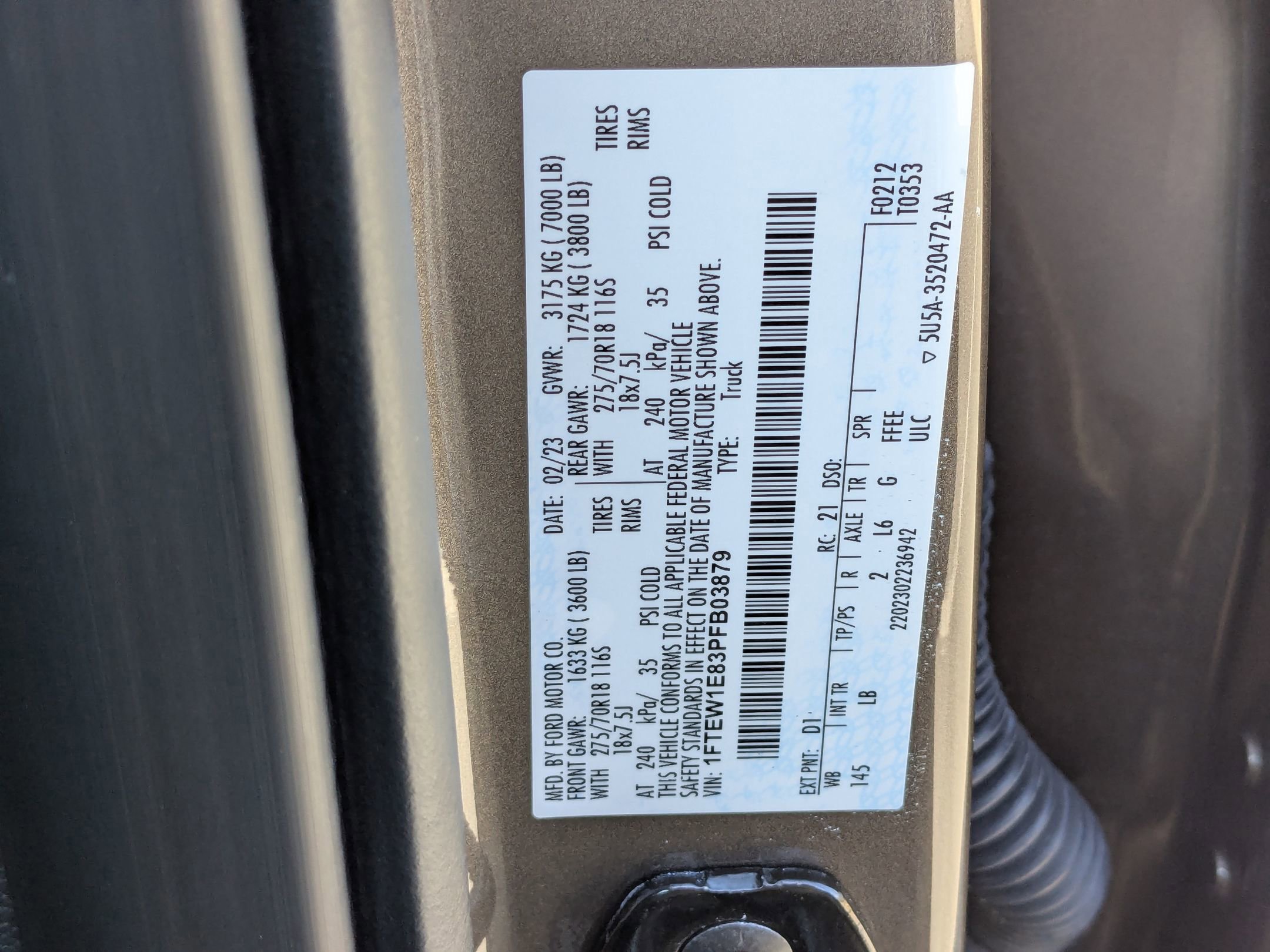 Certified 2023 Ford F150 Tremor w/ Trailer Tow Package image 44