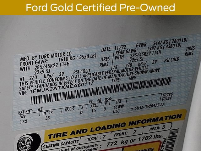 Certified 2022 Ford Expedition Max Limited image 33