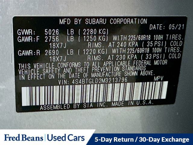 Used 2021 Subaru Outback Onyx Edition XT image 38