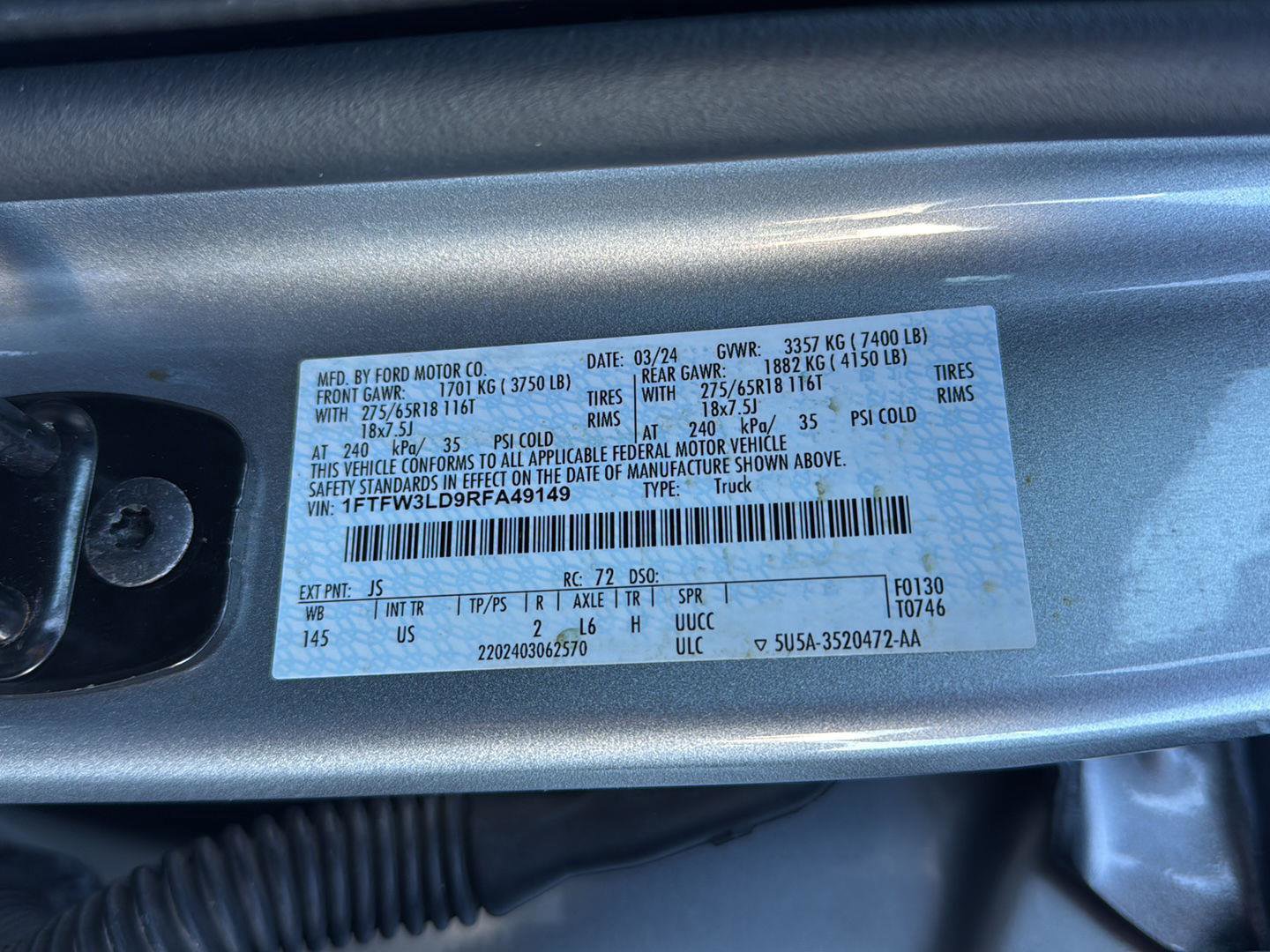 Certified 2024 Ford F150 XLT w/ Mobile Office Package image 36