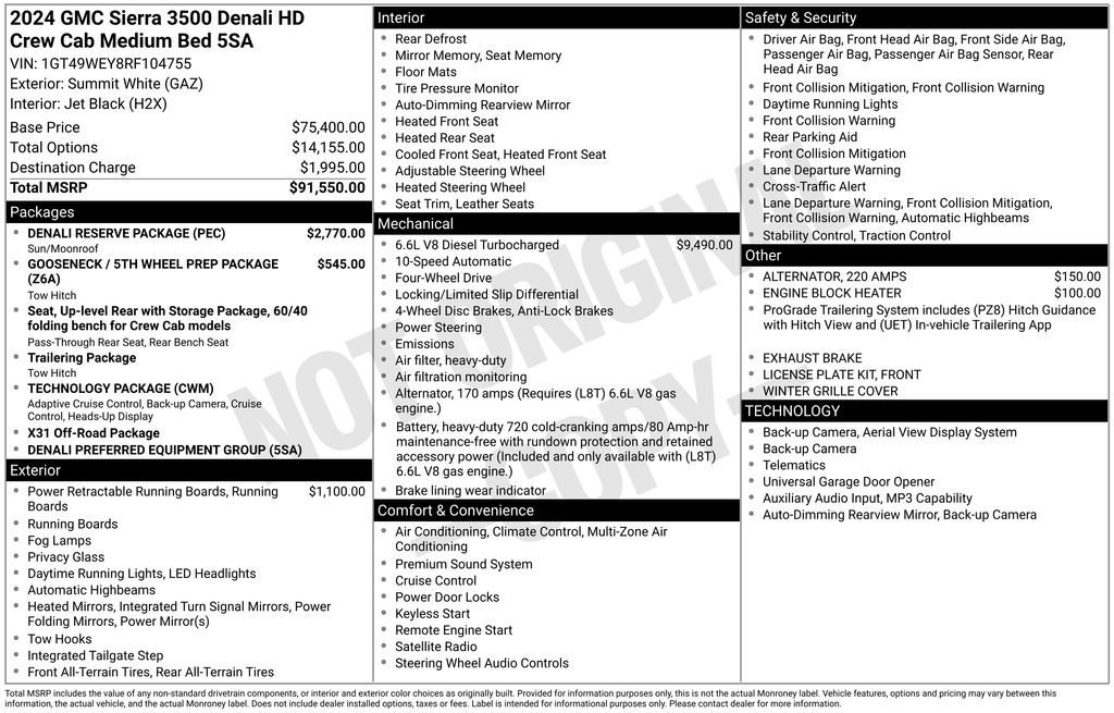 Used 2024 GMC Sierra 3500 Denali w/ Denali Reserve Package image 21