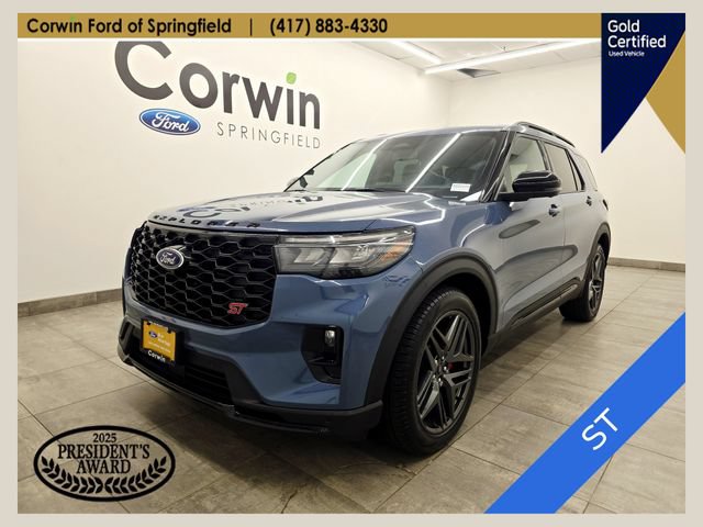 Certified 2025 Ford Explorer ST w/ Sun And Sound Package