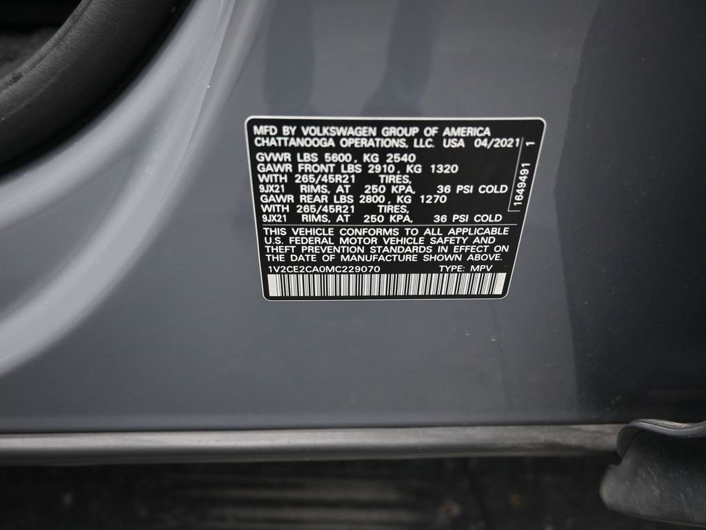 Used 2021 Volkswagen Atlas Cross Sport SEL R-Line image 24