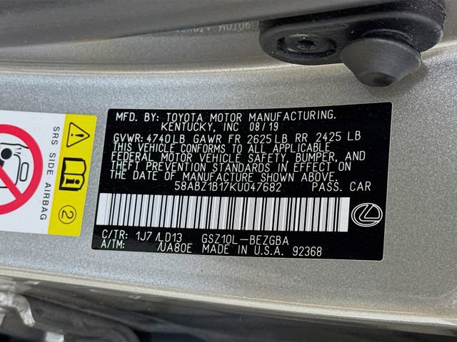 Used 2019 Lexus ES 350 350 image 37