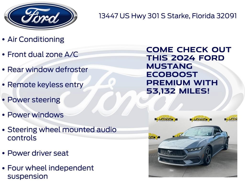 Certified 2024 Ford Mustang Premium RWD image 22