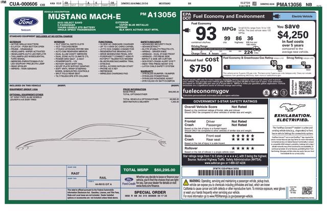 Certified 2023 Ford Mustang Mach-E Select image 72