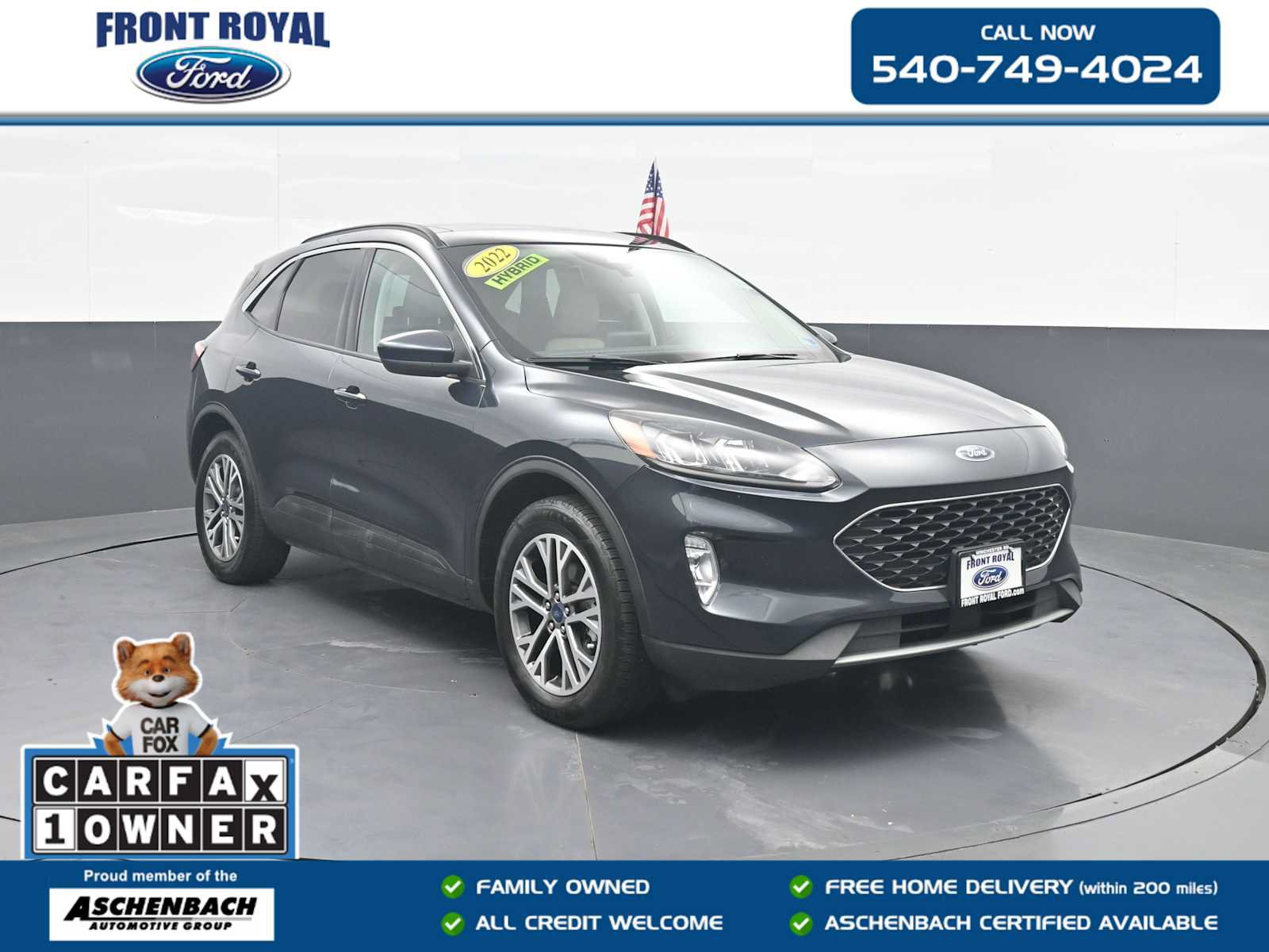 Certified 2022 Ford Escape SEL w/ Technology Package