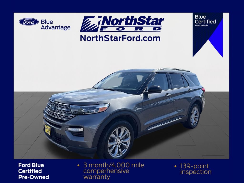 Certified 2023 Ford Explorer Limited AWD/4WD image 1