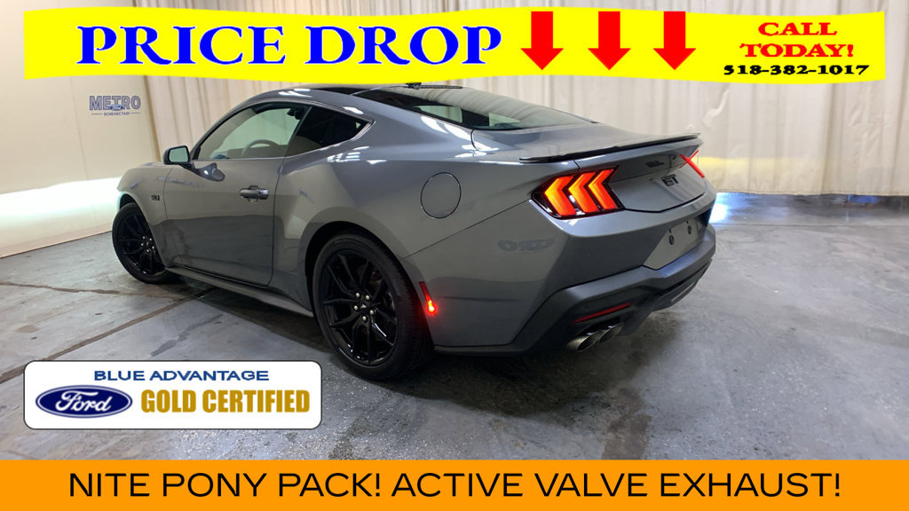 Certified 2025 Ford Mustang GT Premium w/ Mustang Nite Pony Package RWD image 5
