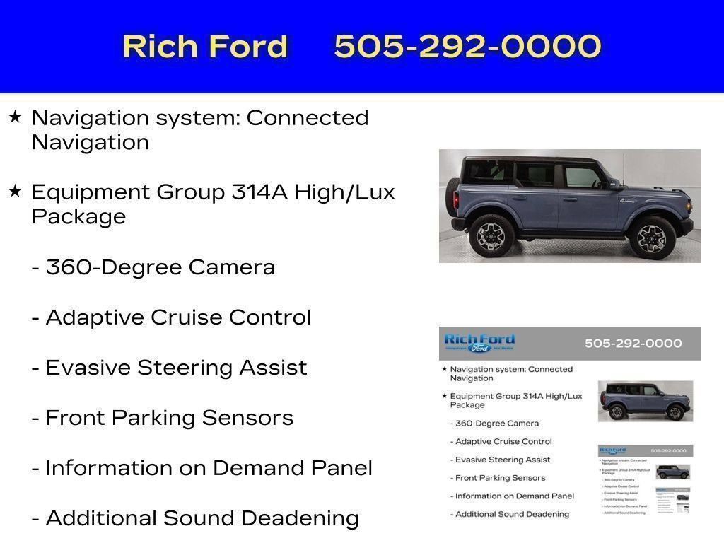 Certified 2024 Ford Bronco Outer Banks AWD/4WD image 17