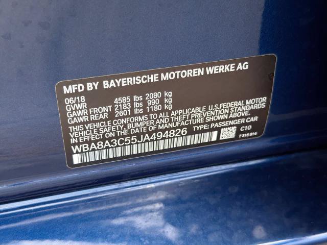 Used 2018 BMW 320i xDrive Sedan w/ Convenience Package AWD/4WD image 38