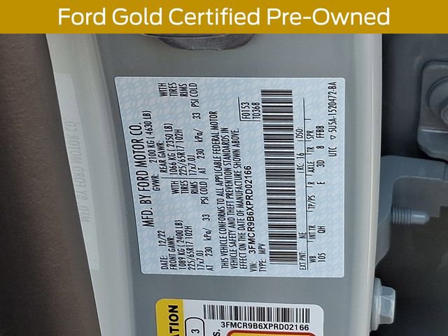 Certified 2023 Ford Bronco Sport Big Bend w/ Convenience Package AWD/4WD image 30