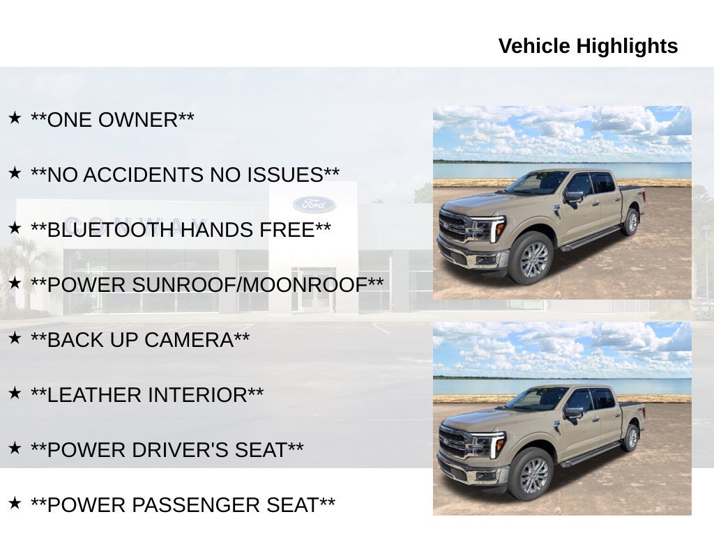 Certified 2026 Ford F150 Lariat w/ Equipment Group 501A Mid AWD/4WD image 6