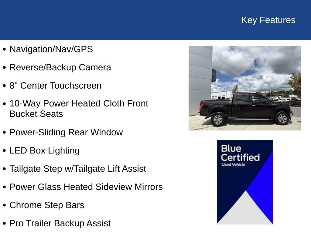 Certified 2020 Ford F150 XLT w/ Equipment Group 302A Luxury AWD/4WD image 30