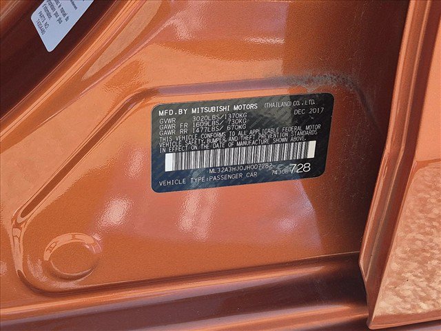 Used 2018 Mitsubishi Mirage ES FWD image 24