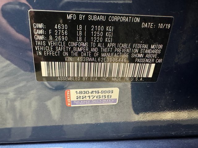 Used 2020 Subaru Legacy Limited image 31