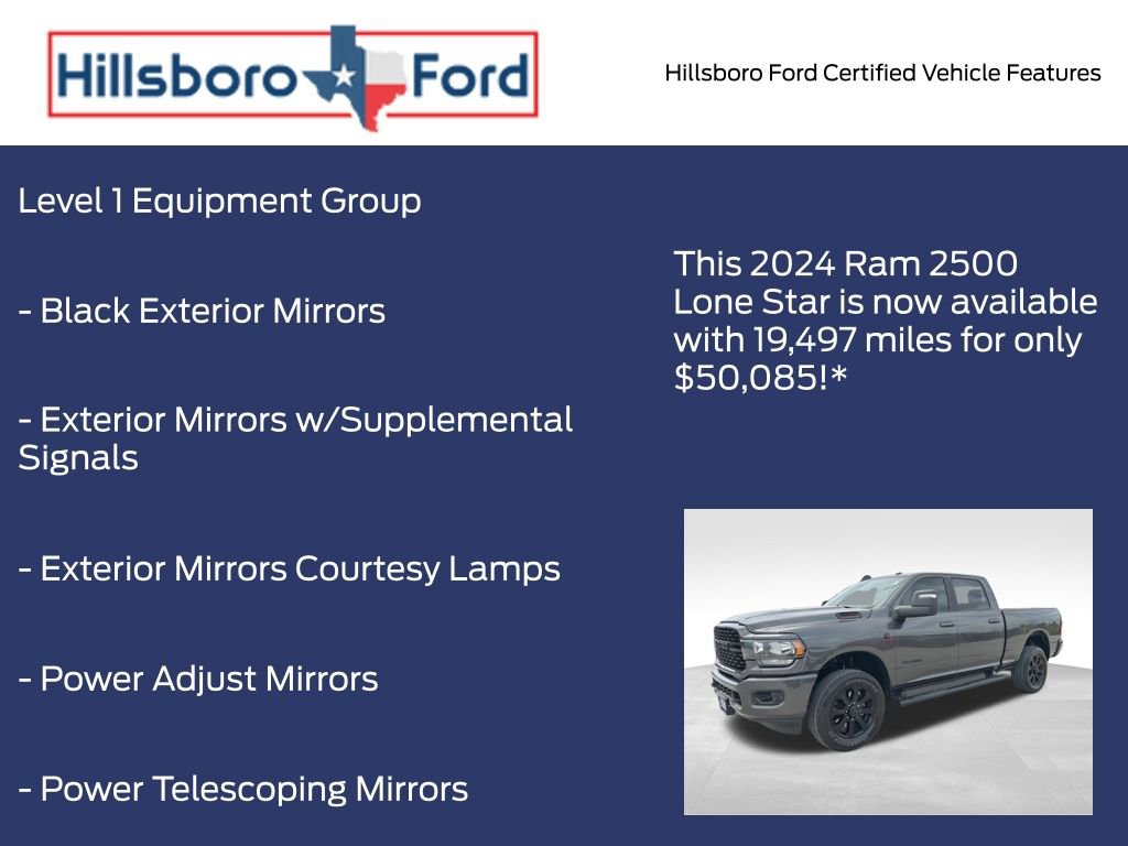 Used 2024 RAM 2500 Lone Star w/ Night Edition AWD/4WD image 13
