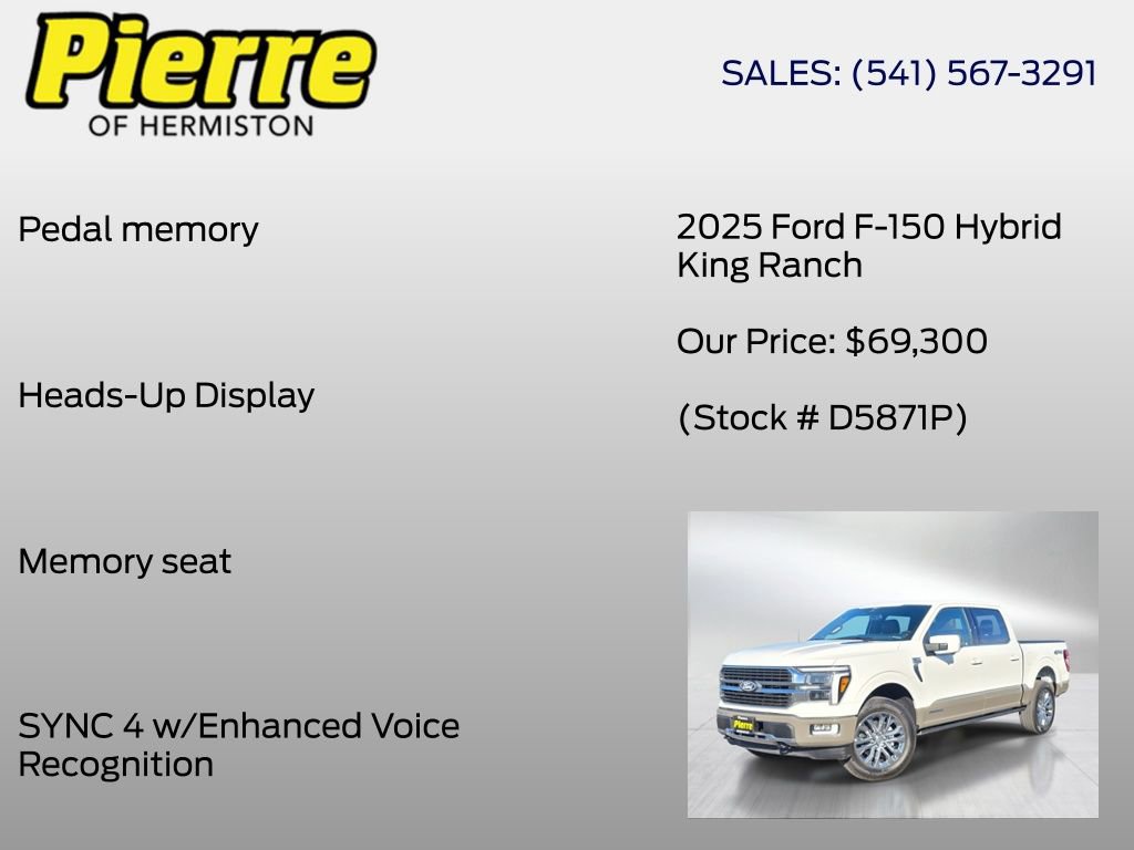 Certified 2025 Ford F150 King Ranch AWD/4WD image 12