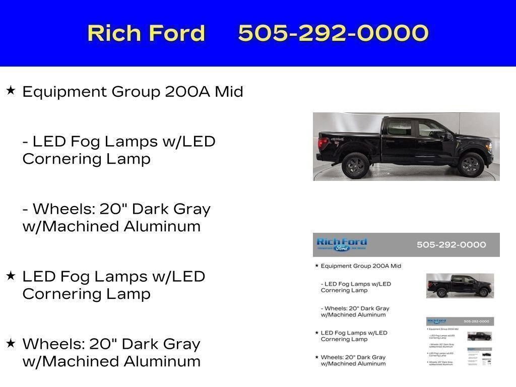 Certified 2025 Ford F150 STX w/ Equipment Group 200A AWD/4WD image 13