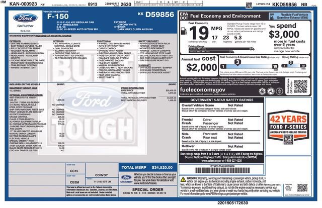 Certified 2019 Ford F150 XL w/ XL Power Equipment Group image 11