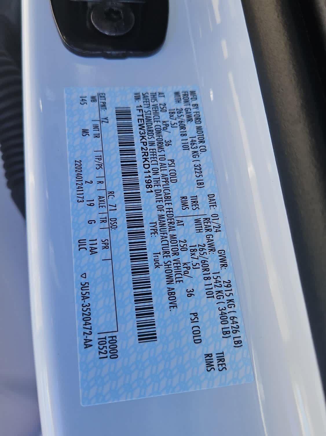 Certified 2024 Ford F150 XLT RWD image 21